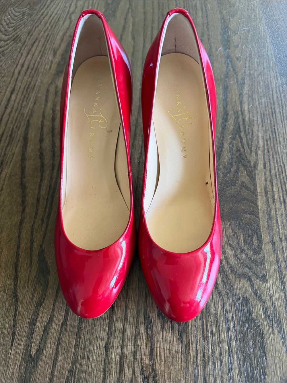 Ivanka Trump Red Patent Leather Pumps